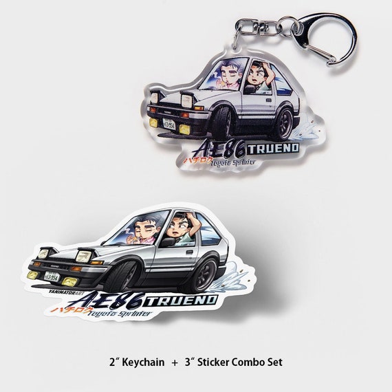 Initial D - AE86 Toyota Trueno Sprinter Sticker for Sale by