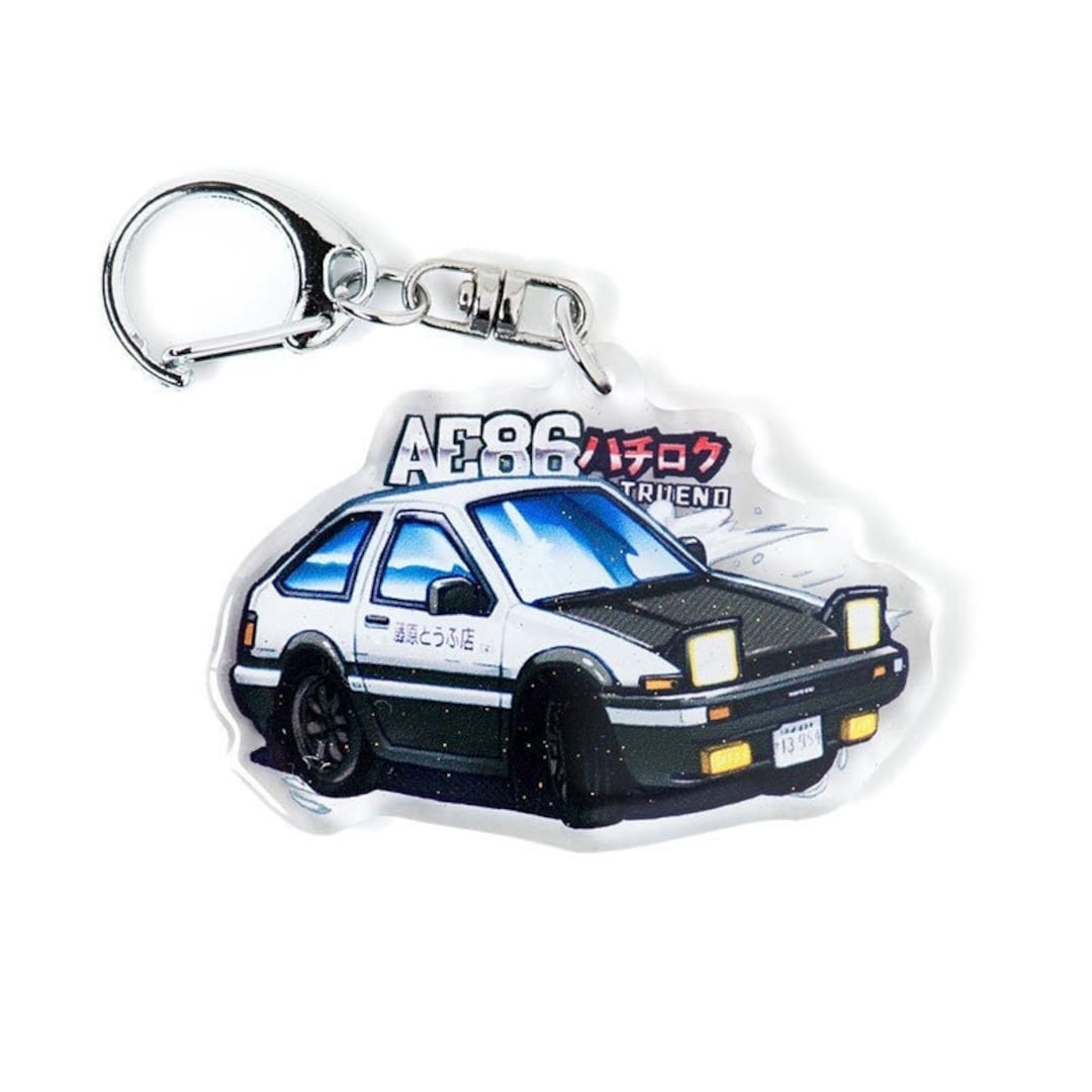 頭文字D　AE86 ハチロク　キーホルダー他 セット【非売品】 非売品 頭文字D ハチロク&藤原拓海 シルエイティ&佐藤真子