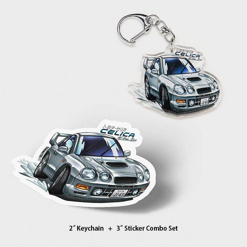 頭文字D セリカ GT4 ST205 3SGTE 3rdステージ シルバー アクリル