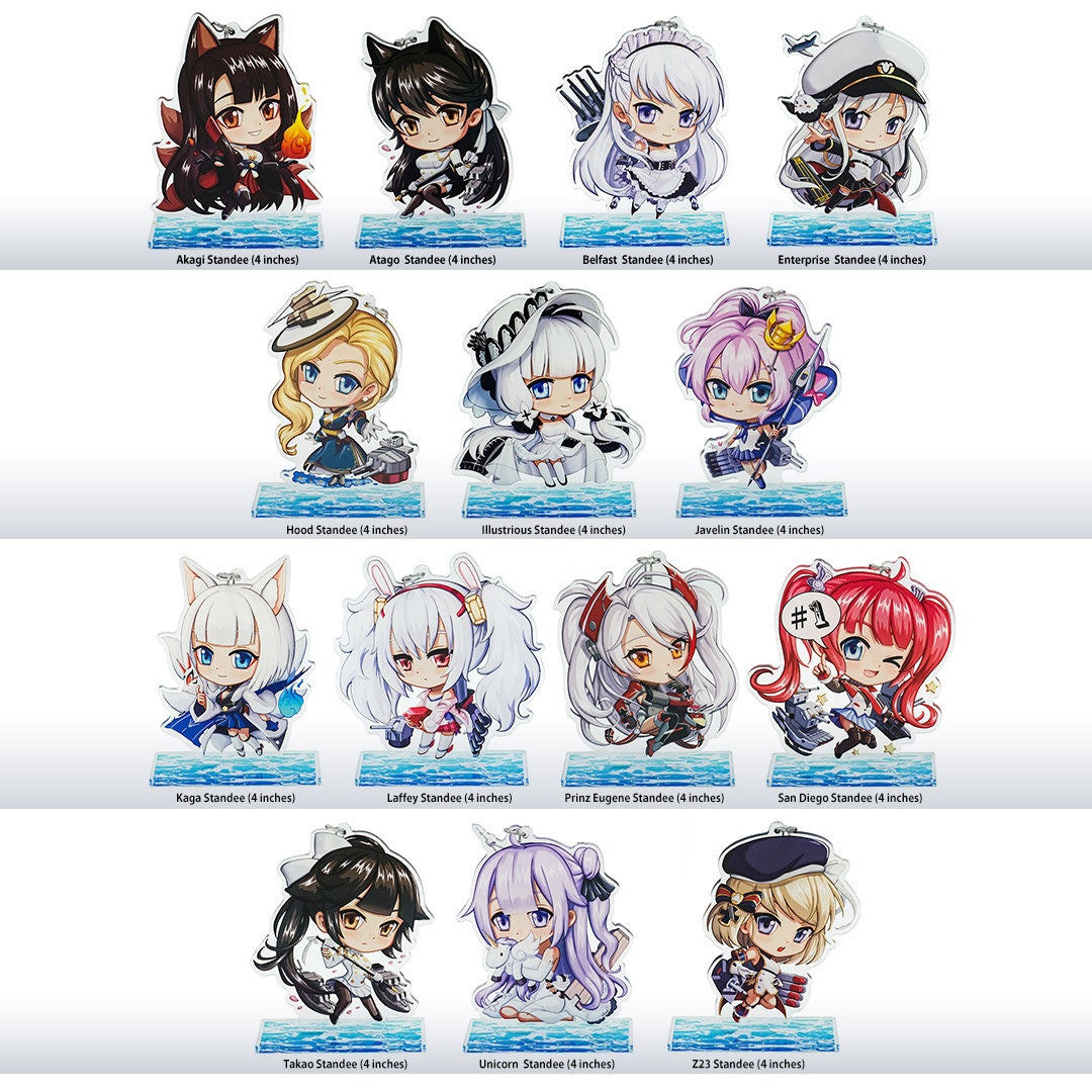 安蘭けいグッズ Azur Lane Acrylic Standee With Keychain 4