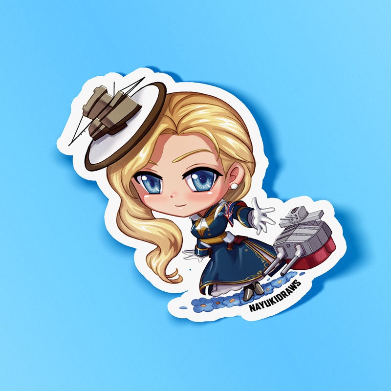 Azur Lane Acrylic Keychain Hood Hook Charm Anime Mobile Game Gaming ...