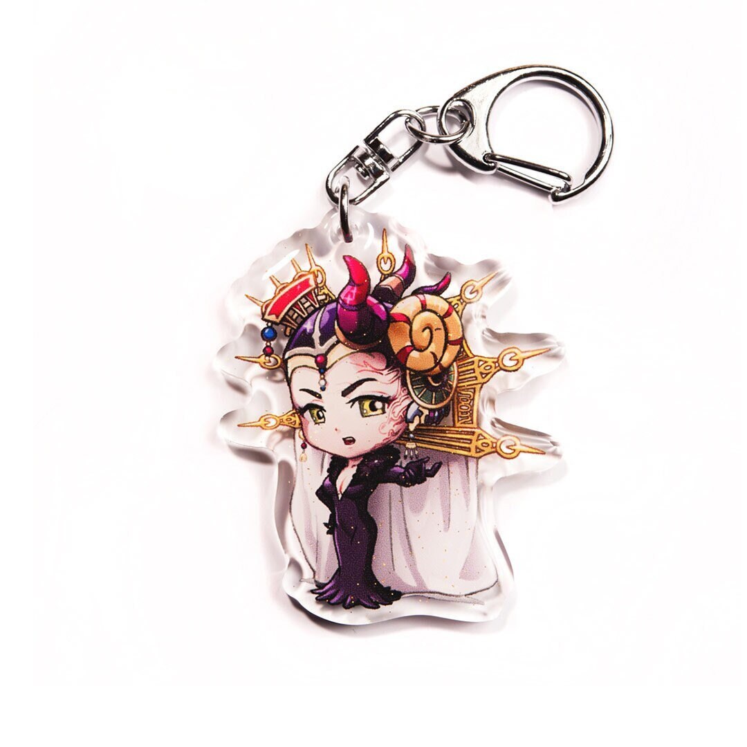 FF8 Edea Kramer Final Fantasy VIII Acrylic Keychain Charm Art JRPG