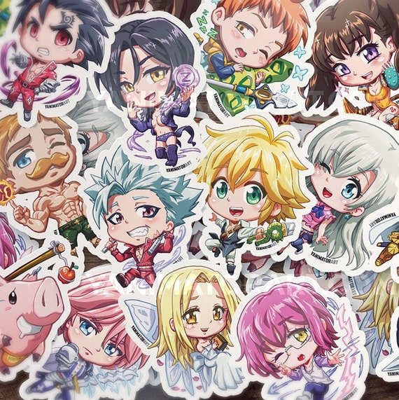 7 Deadly Sins Cute Chibi Character Vinyl Sticker Anime Manga - Etsy Ireland 7 Deadly Sins Cute Chibi Character Vinyl Sticker Anime Manga - Etsy Ireland