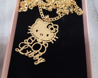 Hello Kitty 18k Gold Plated Necklaces