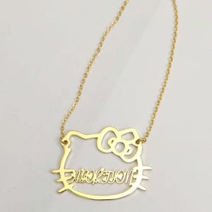 Hello Kitty 18k Gold Plated Necklaces image 6