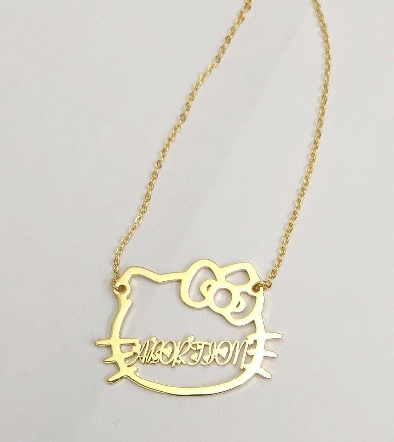 Hello Kitty 18k Gold Plated Necklaces image 6