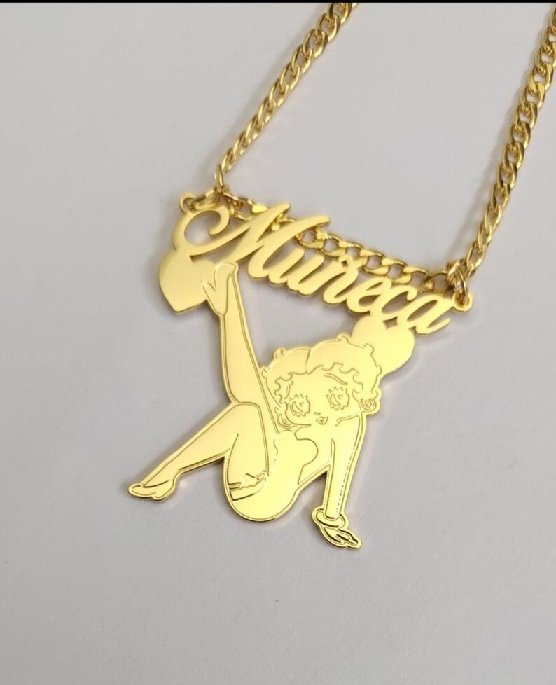 Betty Boop Personalized Custom Designed Pendant image 4