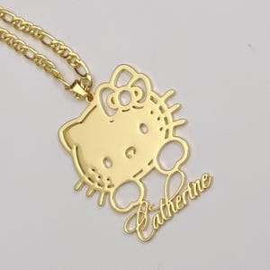 Hello Kitty 18k Gold Plated Necklaces