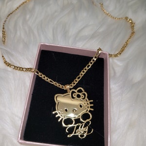 Hello Kitty 18k Gold Plated Necklaces