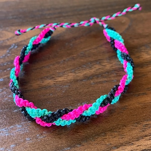 Braided friendship bracelets