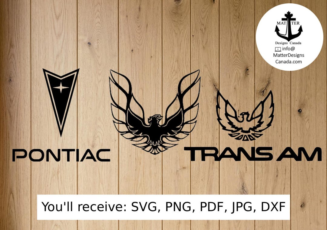Trans Am Emblem Cnc Router File Pontiac Firebird Trans Am Digital Art | SVG, PNG, PDF, Jpg, Dxf ...