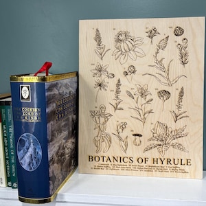 Botanique, bestioles et créatures marines d'Hyrule - Gravure au laser