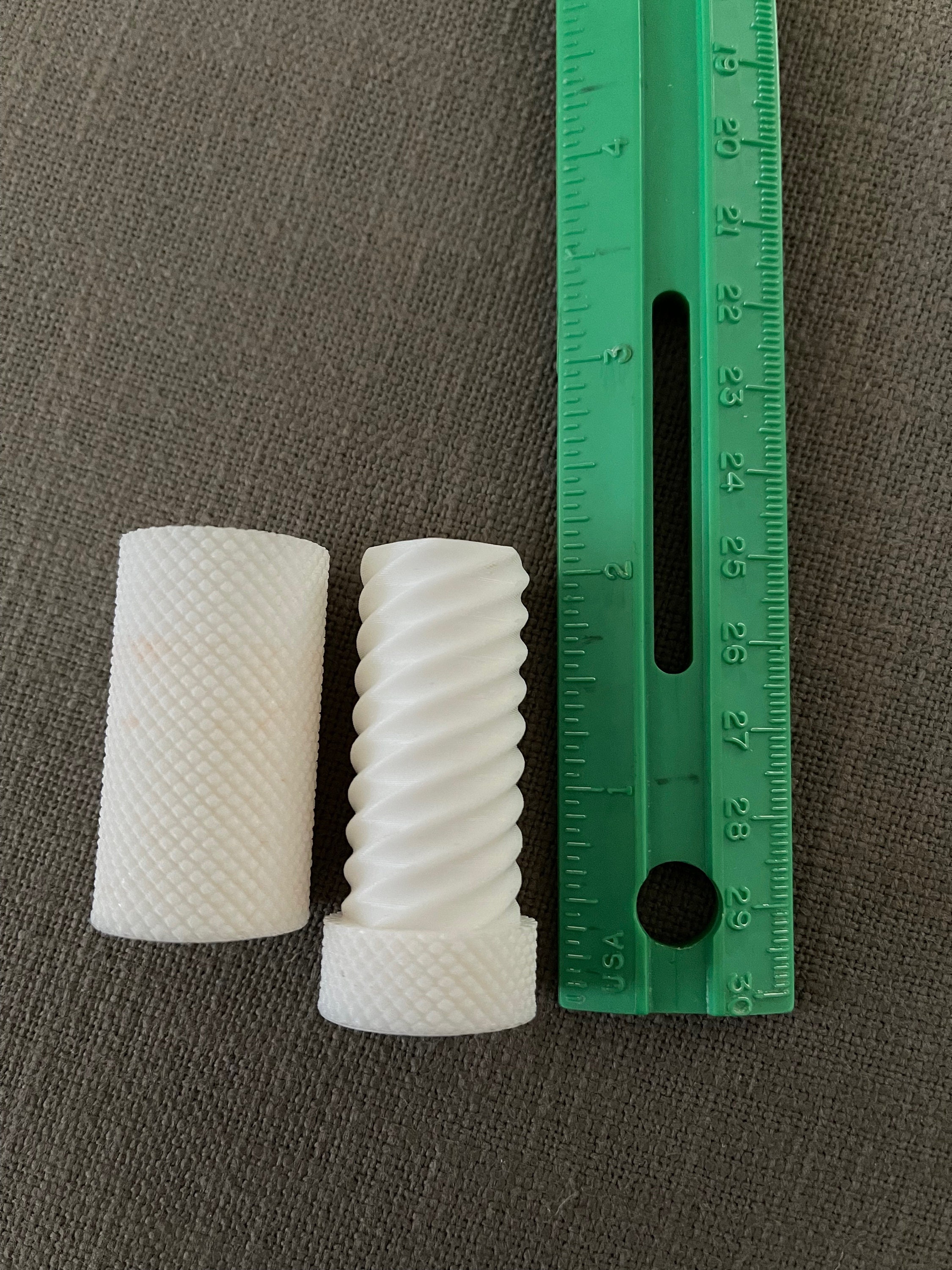3D Printed Knurled Twist Container Etsy