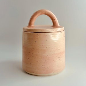 Handmade Ceramic Butter Crock (custom colour available)