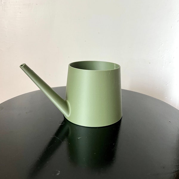 Le petit arrosoir en vert, bleu, rose, jaune, blanc, noir, vert olive | Petit arrosoir d'intérieur minimaliste imprimé en 3D