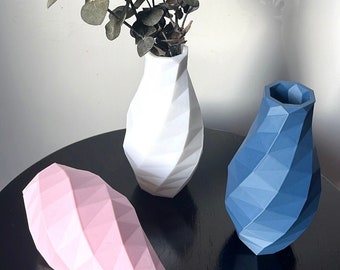 Mini Geo Vase: Eco-Friendly, Modern Decor, Vessel for Mother's Day