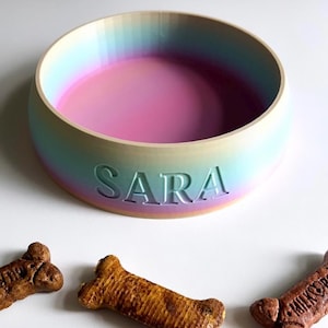 Personalized Pet Bowl, dog, cat, rabbit food bowl | Milestone gift for pet's birthdays, anniversary or special day