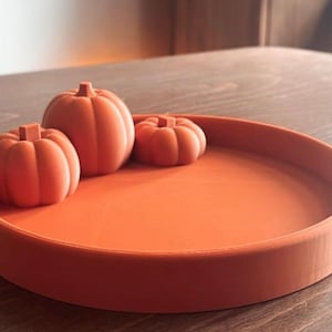 Vassoio a forma di zucca: decorazione autunnale, ciotola portaoggetti, decorazione autunnale,