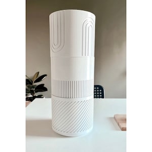 Minimalistisches 3D gedrucktes Blumentopf-Set: Umweltfreundliche PLA, Innenpflanzer