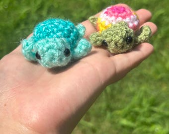 Mini tortue au crochet