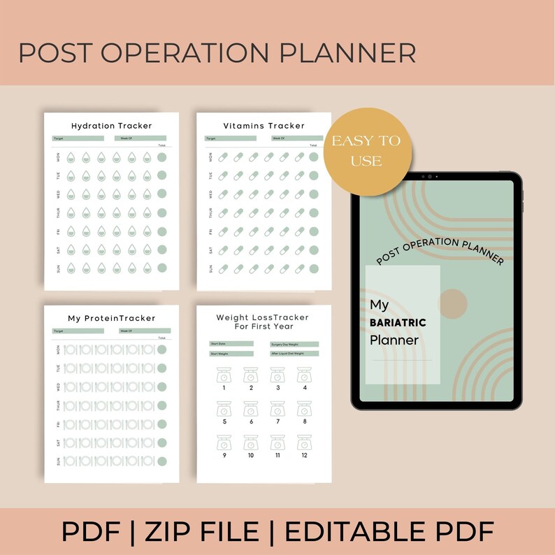 2024 Bariatric Surgery Journal,weight Loss Surgery Tracker,gastric ...