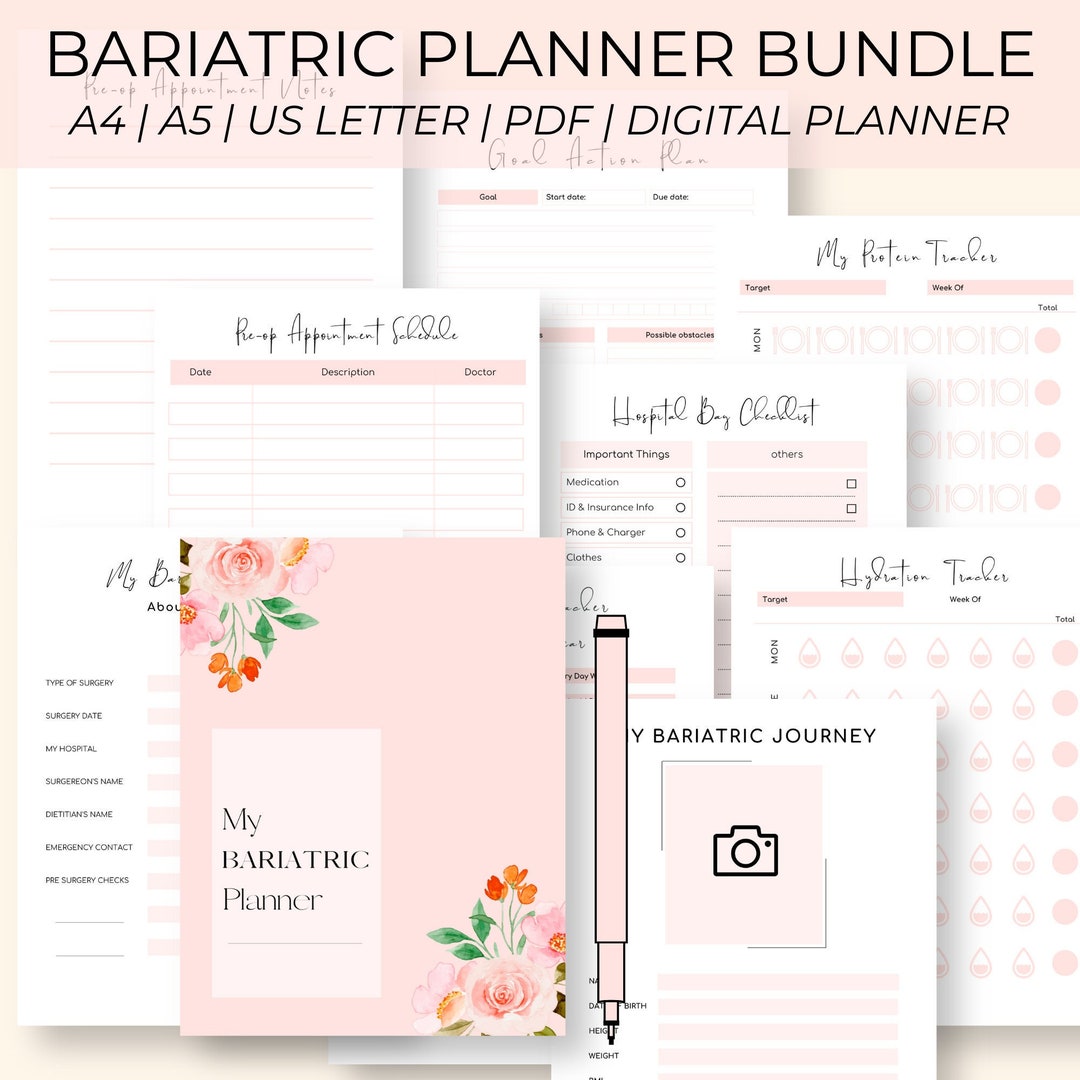 2024 Bariatric Surgery Journal,weight Loss Surgery Tracker,gastric ...