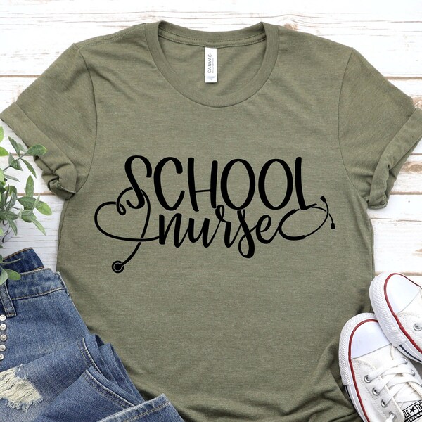 School Nurse Shirt, School Nurse T-Shirt, School Nurse Gifts, Nurse Appreciation Week , End of Year Nurse Gift, Back to School, School Staff