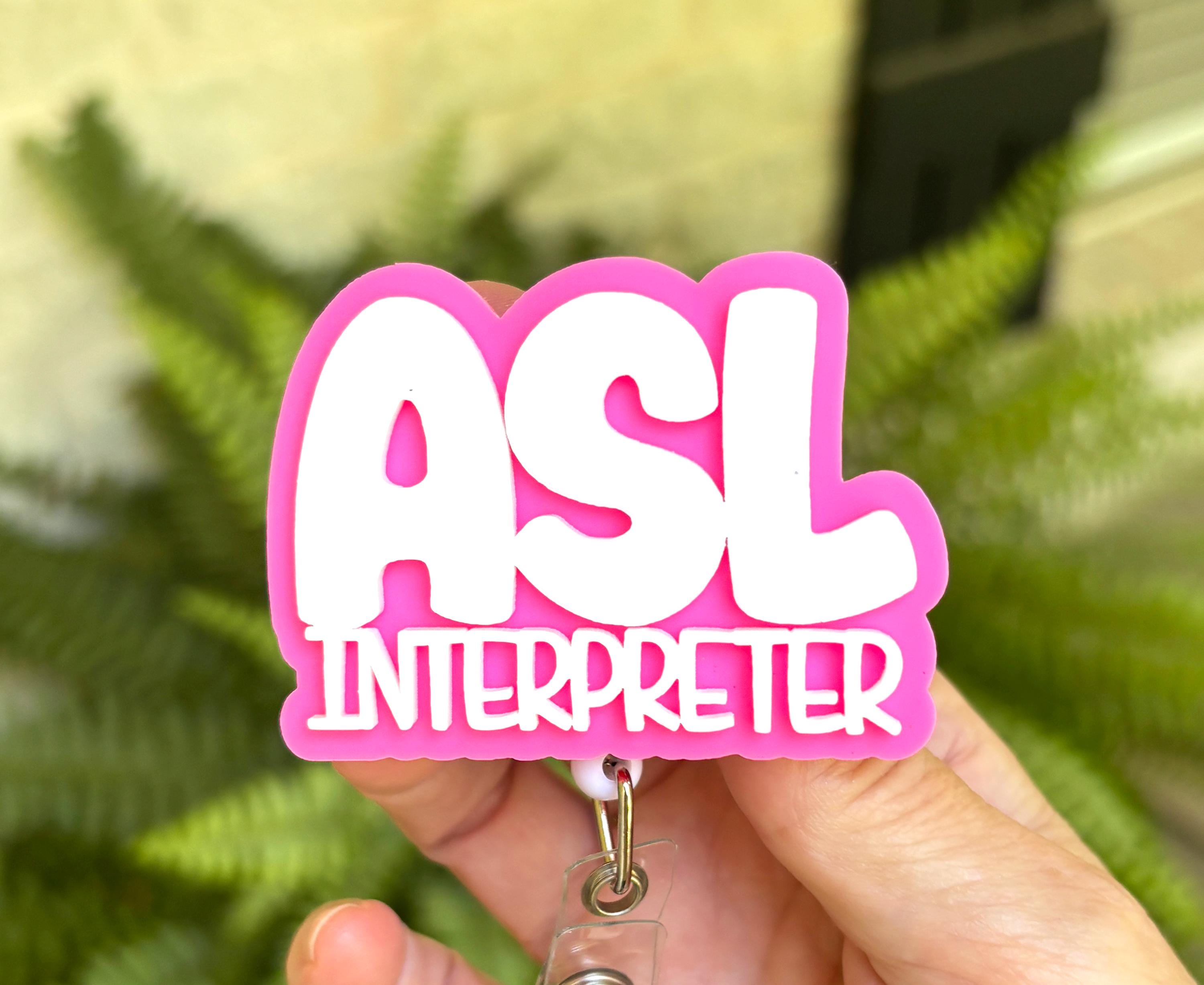 Asl Interpreter Accessories - Etsy