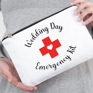 Wedding Day Emergency Kit, Bride Emergency Kit, Wedding Emergency Bag, Gift For Bride, Wedding Day Gift, Bride Kit, Bride Makeup Bag