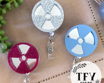 Radiology Badge Reel, Radiologist Gift, Rad Tech Badge Reel, Radiology Gift, XRay Tech Badge Holder, Radiologic Technologists ID Holder