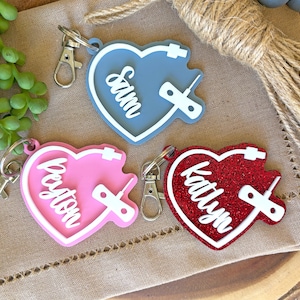 Phlebotomy Keychain, Phlebotomy Gift, Personalized Phlebotomist Gift, Phlebotomist Gift, Phlebotomist Bag Tag, Phleb Tech Gift, Lab Tech