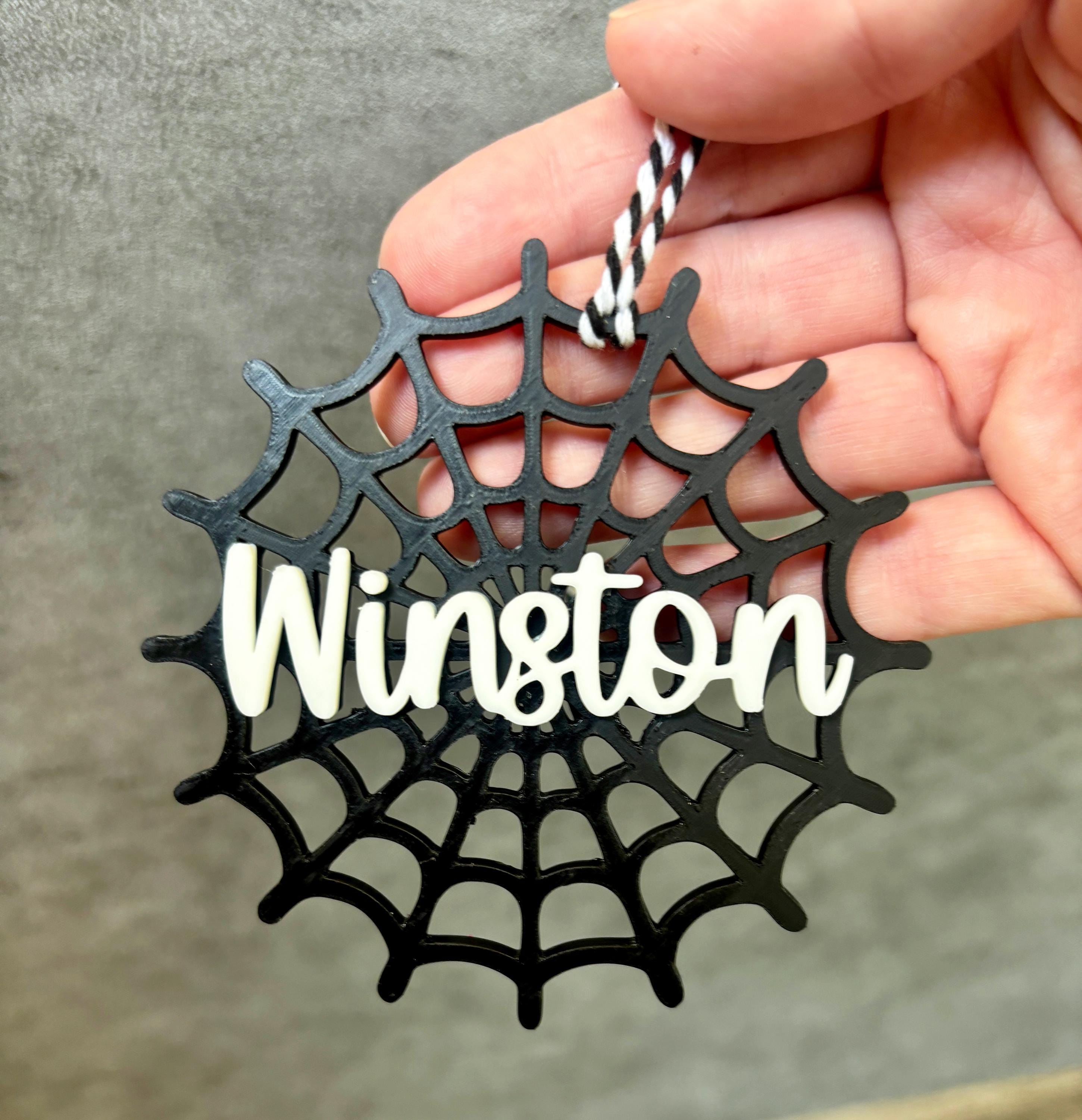 Boo Basket Tag, Personalized Ghost Name Tag, Halloween Basket Tag, Bat ...