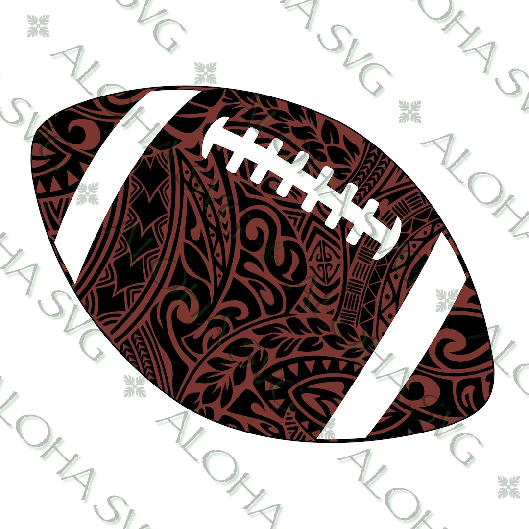 Polynesian Tribal Football PNG - Etsy