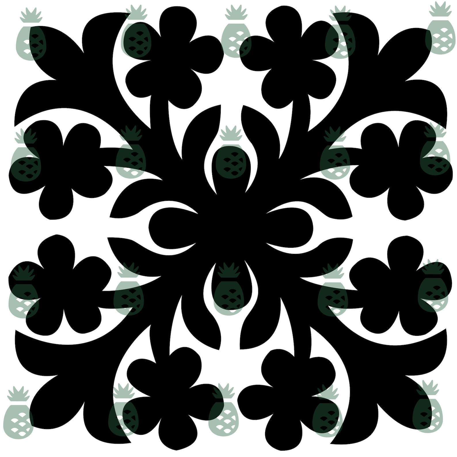 Plumeria Hawaiian Quilt Pattern SVG/PDF/PNG Etsy