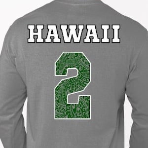 Polynesian Tribal Team Jersey Numbers Collegiate Font PNG Pack