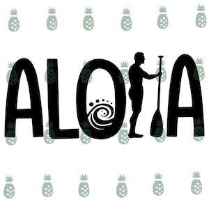Exclusive!! Aloha Paddler Kane  SVG/PNG/PDF