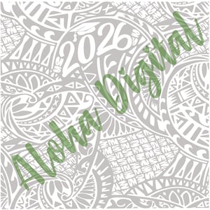 Graduation 2026 Polynesian Tribal Style Banner Background PNG