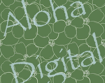 Puakenikeni Seamless Pattern PNG - Commercial Use Included