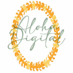 Puakenikeni Lei Frame PNG & SVG