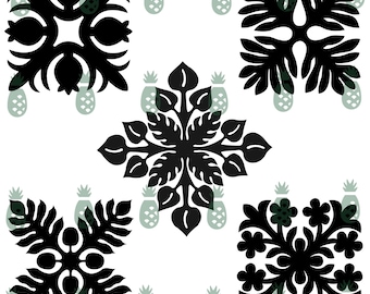 SVG*** 5-pack(2) Hawaiian Quilt Block Designs - Etsy