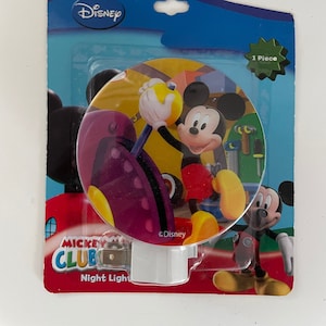 One Piece Disney Mickey Mouse Clubhouse Night Light with Colorful Mickey Mouse