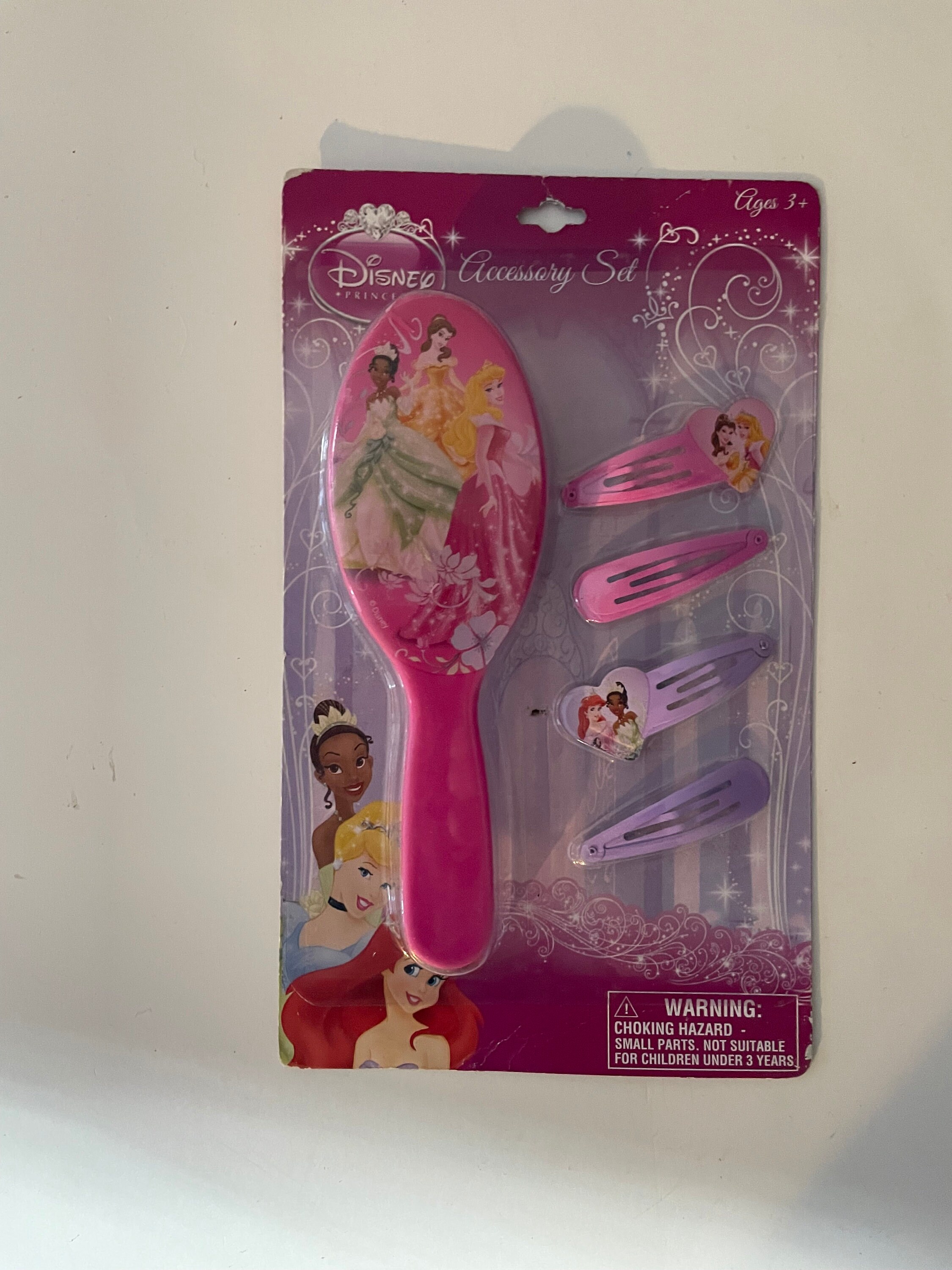 Disney Princess Accessory Set With Brush & Four Snap Clips Etsy