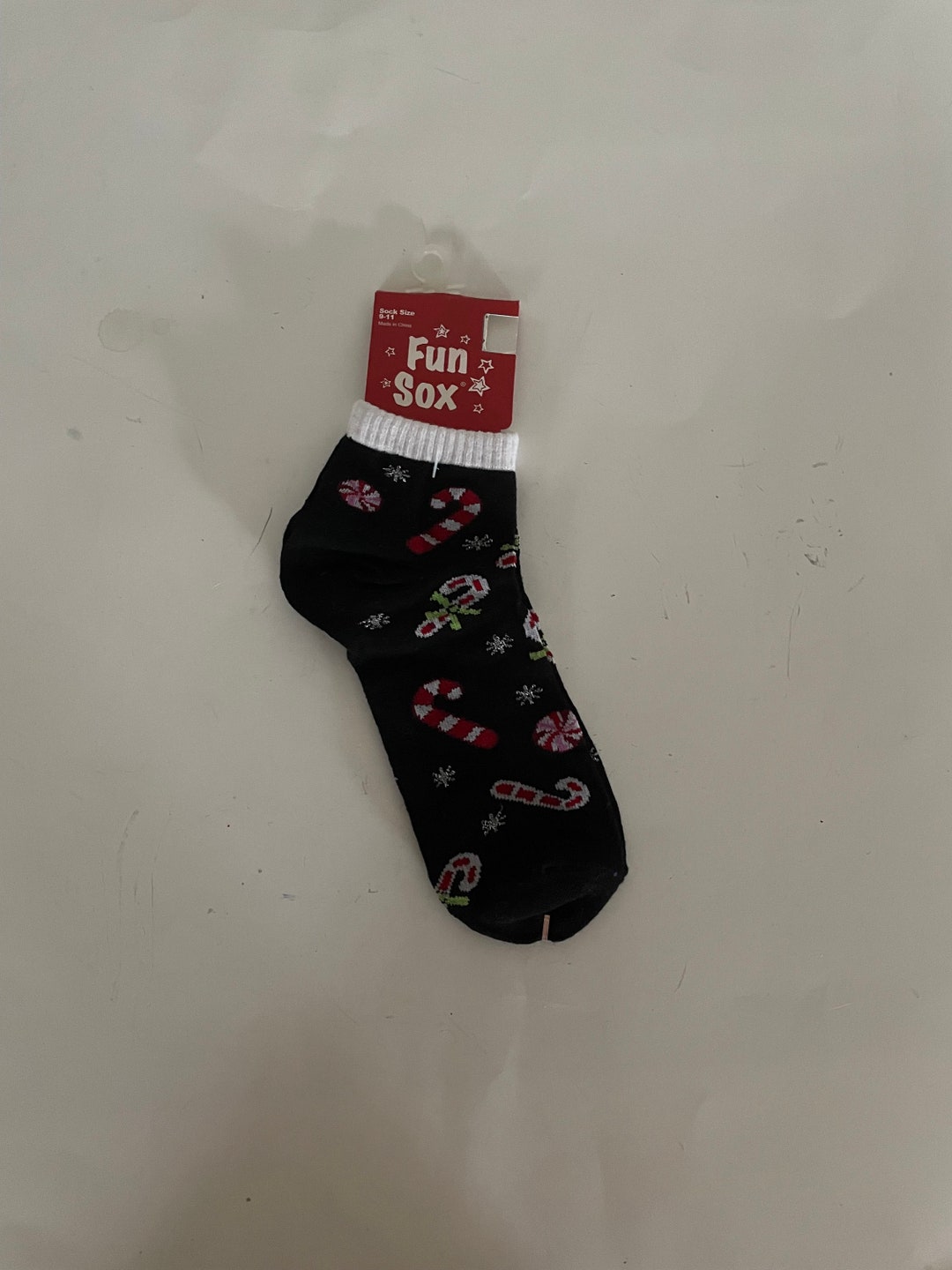 Fun Ladies Socks Size 911 Christmas Sparkle Ankle Socks Etsy