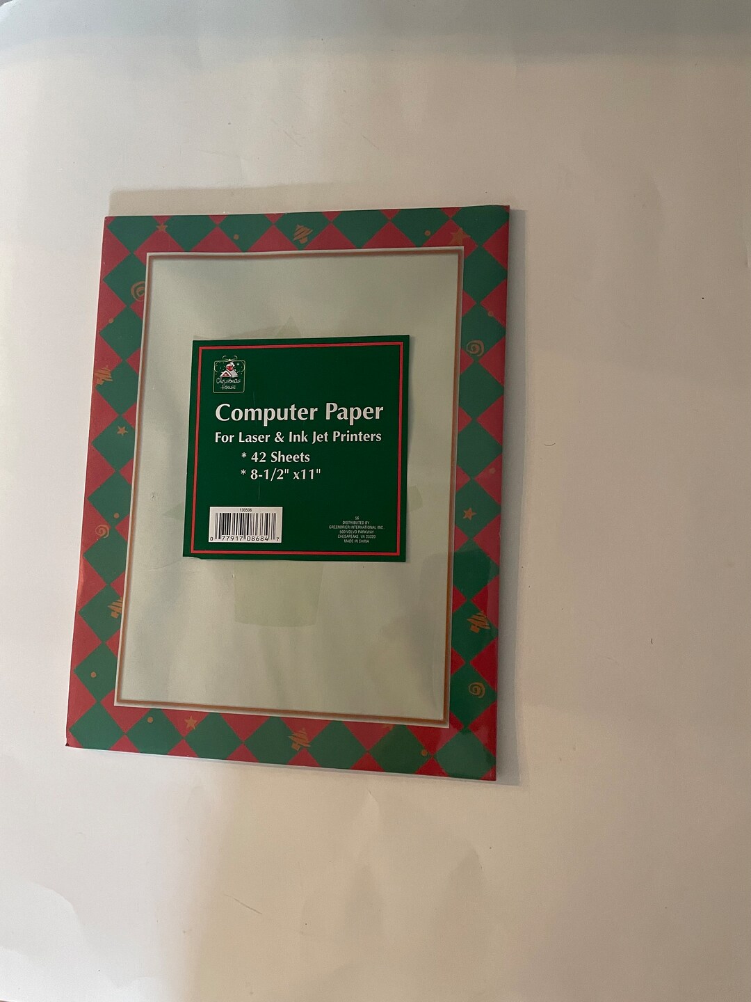 Christmas Computer Paper for Laser and Ink Jet Printers 42 Etsy