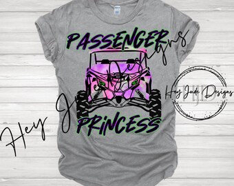 Passenger Princess PNG for sublimation, digital sublimation PNG, for moms, for girls, side by side, apparel design, princess png
