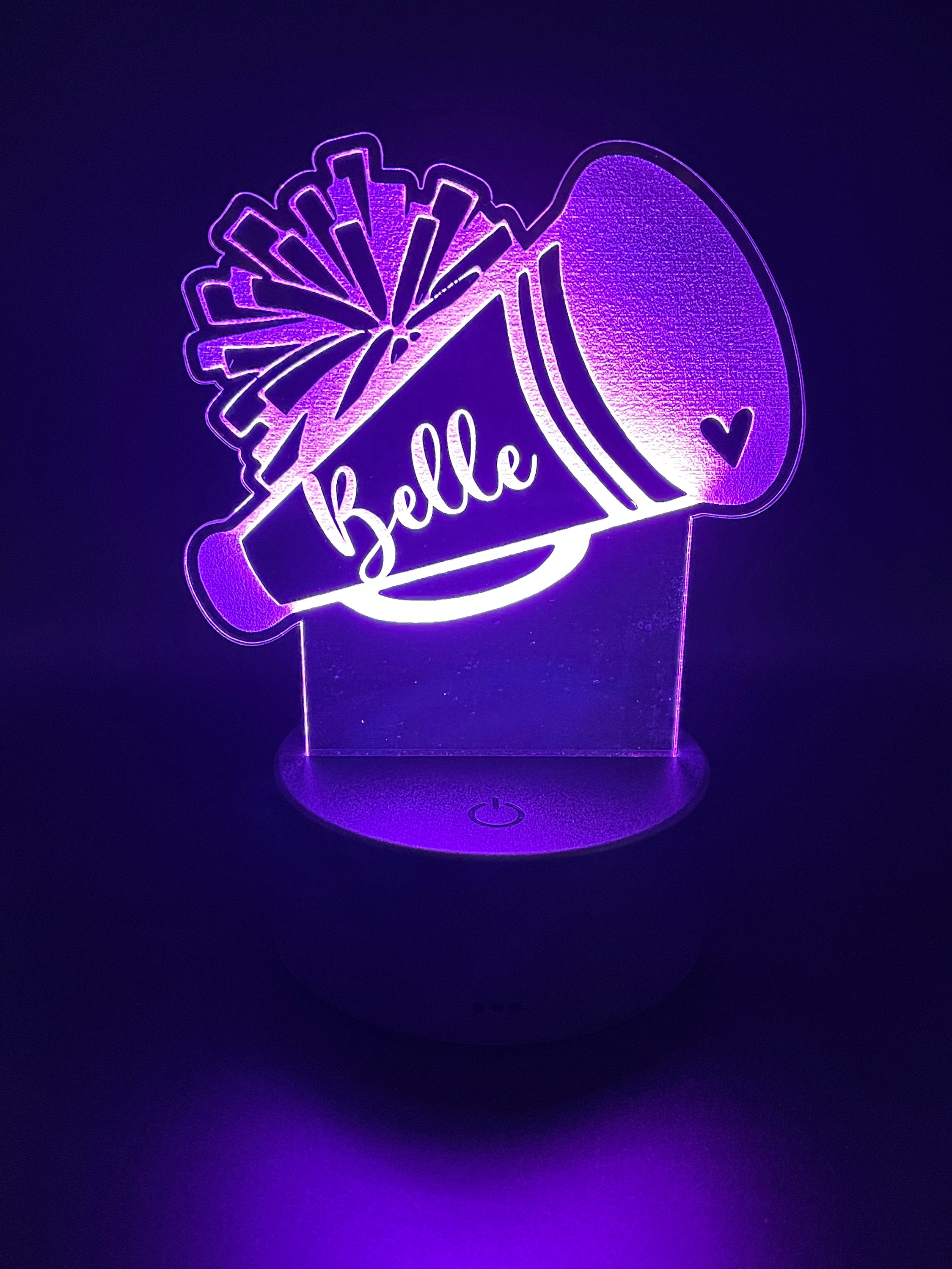 Custom Cheer LED Sign Etsy