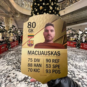 Regalo di calcio personalizzato per uomini e bambini con foto