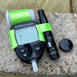 Étui pour carrelage connecté Contour Next, autocollant tout-en-un, facile à utiliser, lecteur de glycémie
