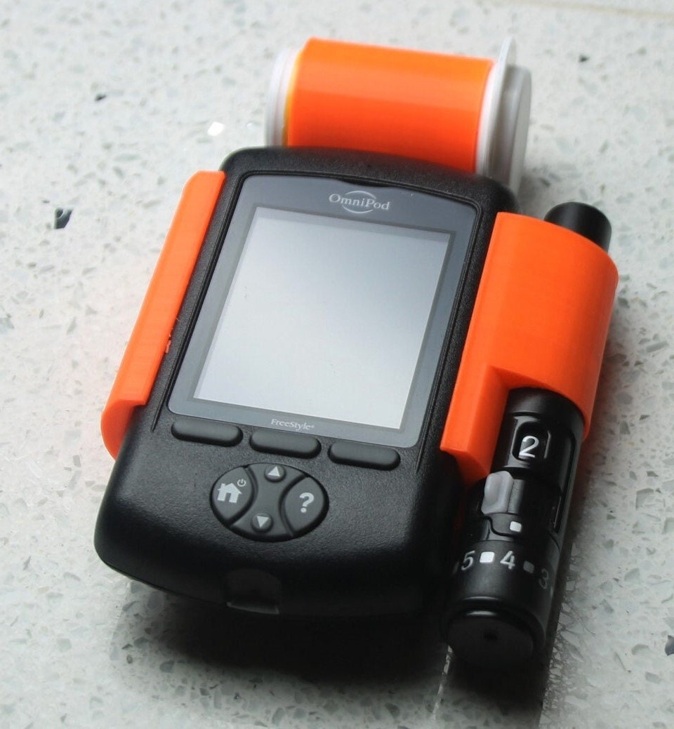 Omnipod PDM Travel Case for PDM, Finger Pricker, Test Strip Holder and Bluetooth Tracker