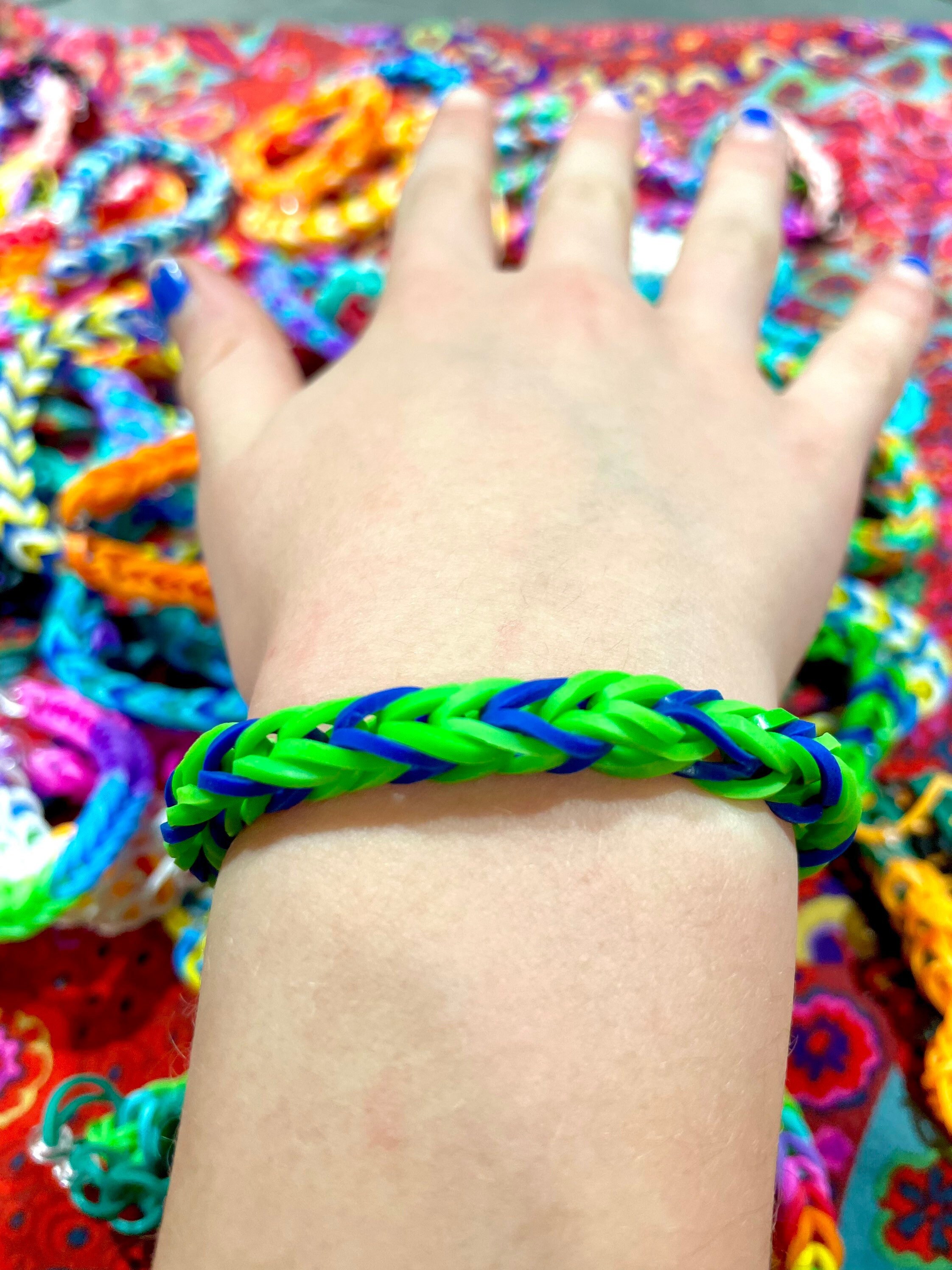 Rainbow Bracelets- Colorful Friendship Bracelet- Rainbow Loom Bracelets-  Party Favors- Birthday Gifts- For Him- For Her